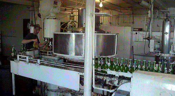 Twig's bottling line